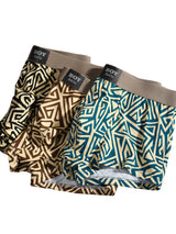 3Pcs/Set Boxers Men's Underwear Geometric Print Panties Casual Fashion Underpant Breathable Male Boxer Shorts Sports Homme Panty