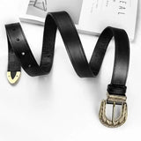Women's Belt Fashionable Rivet Thin Belt Personalized Needle Buckle Belt Street Trend Punk HipHop Style Belt