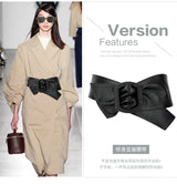 Women Belt for Dress Genuine Leather Bowknot Wide Belts Wrap Waistband Coat Corset Designer Luxury Brand Cummerbunds Waistbelt
