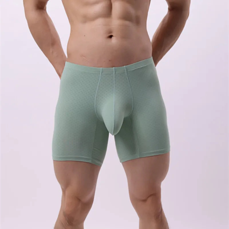 Men Long Trunks Underwear Boxers