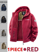 Men's Autumn and Winter Outdoor Hooded Jacket