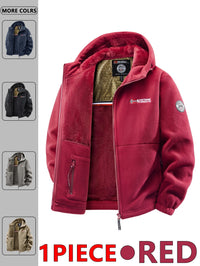 Men's Autumn and Winter Outdoor Hooded Jacket