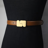 Women's Belt Brand High Quality Fashion Belt Metal Buckle Girls jeans Dress Accessories A Fancy Gift From A Friend
