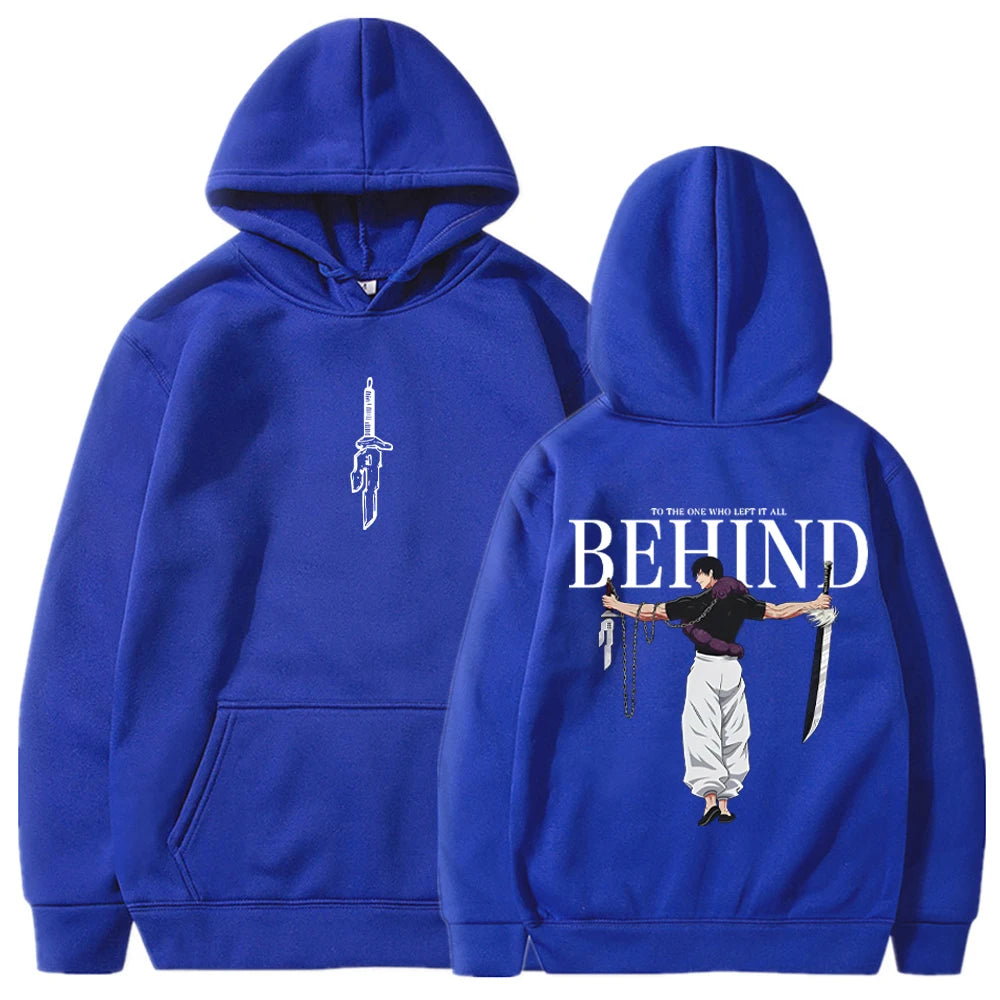 Hip Hop Streetwear Men's Anime Hoodie