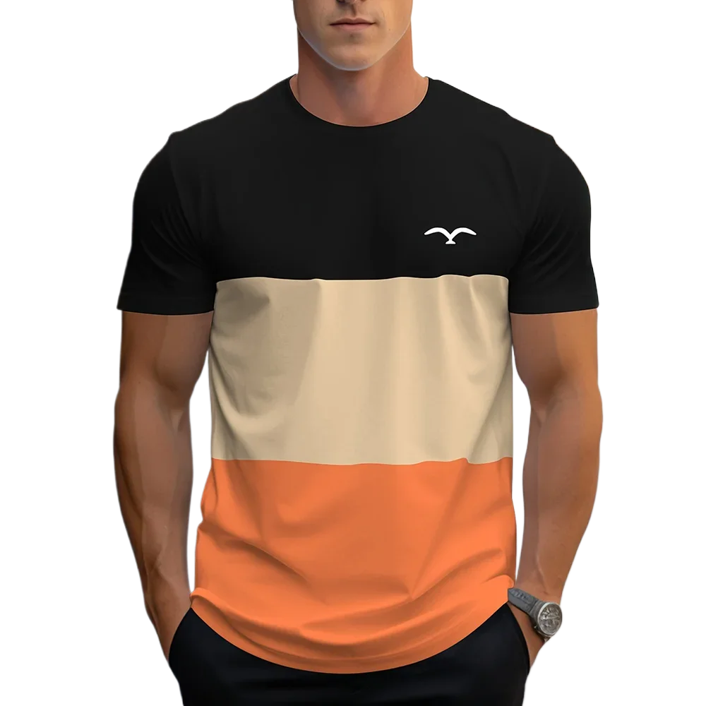 Casual Men's Soft Striped T-Shirt