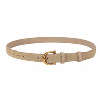 Fashion Women Belt Suede Genuine Leather Skinny Waistband Gold Buckle Wine Red Belts for Jeans Pants Casual