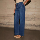 Women's High-Waisted Retro Temperament Jeans