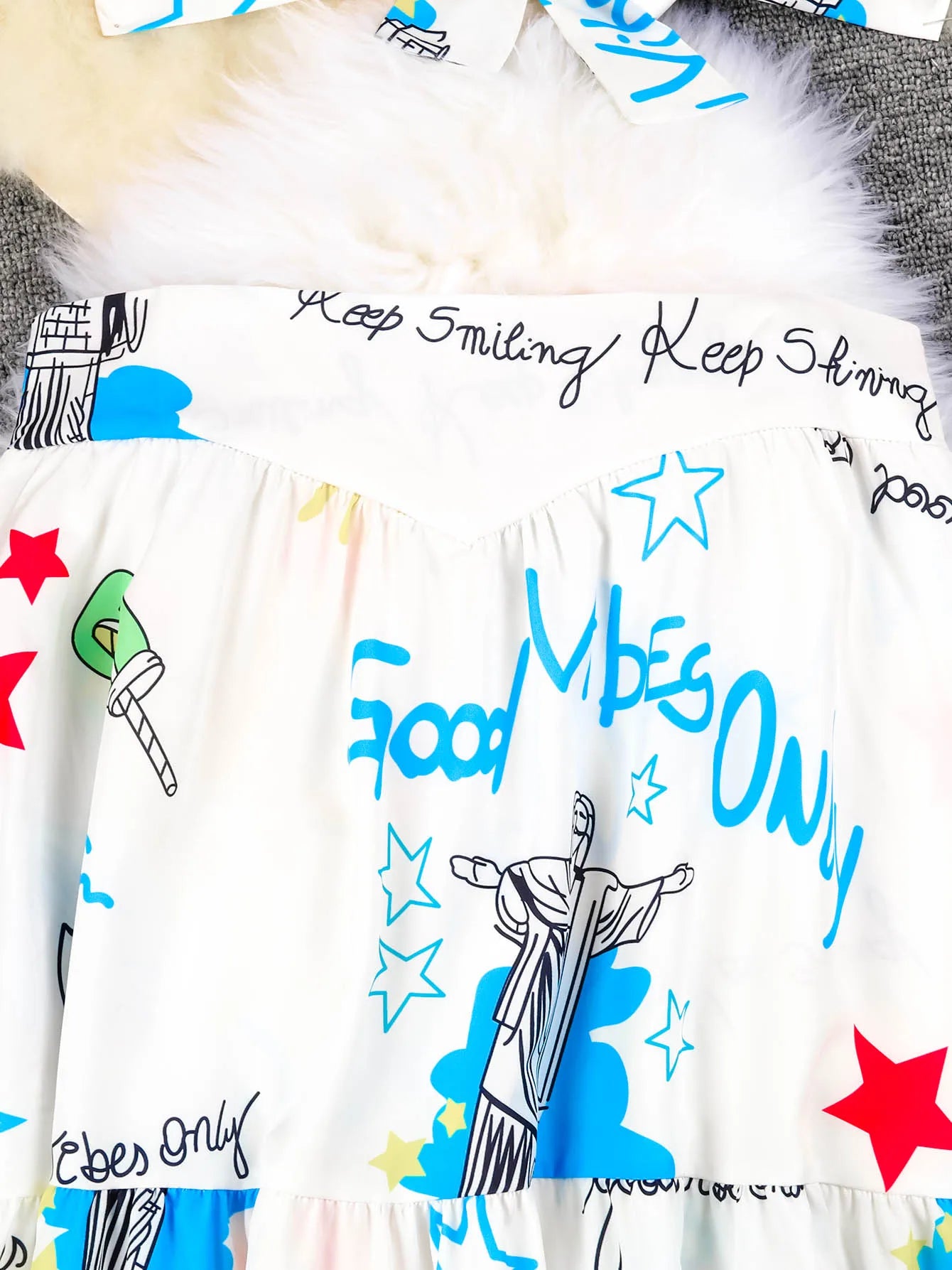 Beach Dance Suspenders Tube Top & Skirts Set