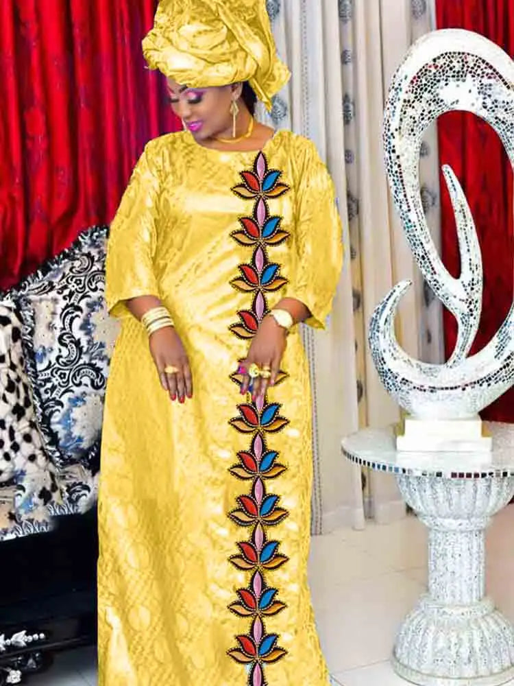 African Dresses for Women Traditional Wedding Boubou Kaftan