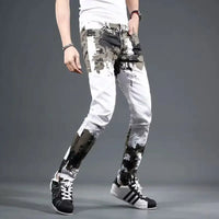 Slim Fit Man Aesthetic Goth Style Pant
