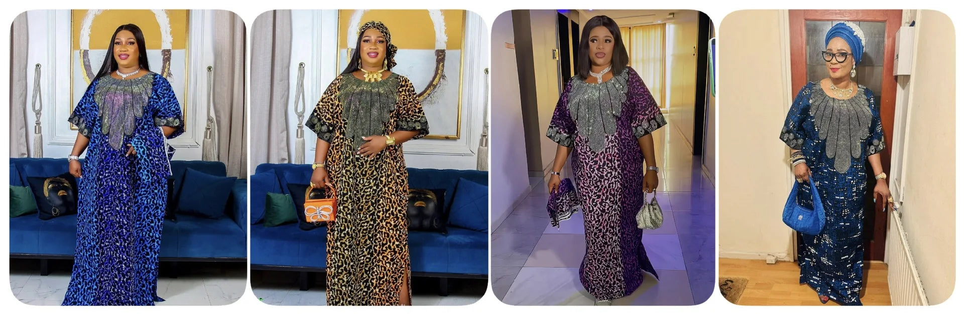 African Evening Gown Dubai Kaftan Abaya Robe Outfits