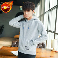 Men's Fleeced Hooded Sweatshirt