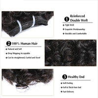 Bouncy Brazilian Curly Hair Bundles