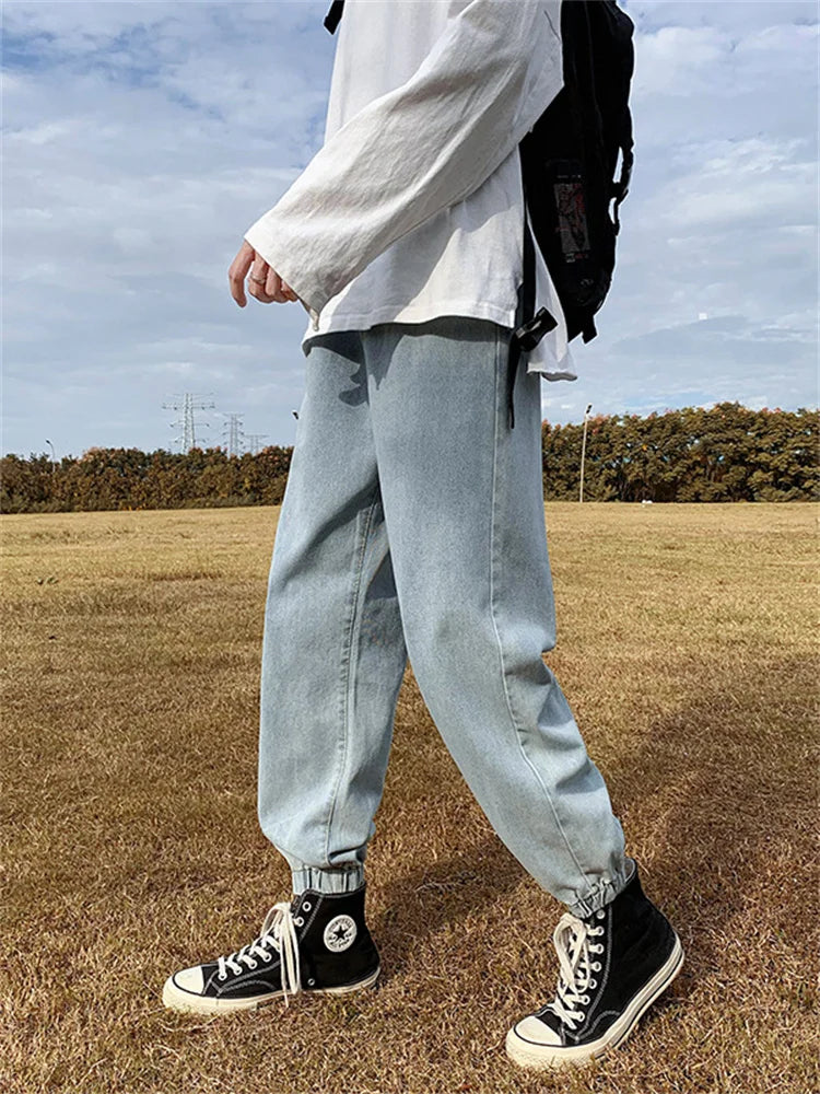 Loose Streetwear Cargo Harem Jeans