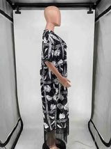 2025 African Dresses for Women Tassels African Fashion Boubou Dashiki Ankara Outfits Evening Gown Abayas Printing Kaftan Robe