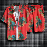 2 Pcs Casual Quick Dry Beach Suit For Men