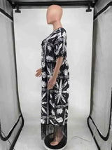 2025 African Dresses for Women Tassels African Fashion Boubou Dashiki Ankara Outfits Evening Gown Abayas Printing Kaftan Robe