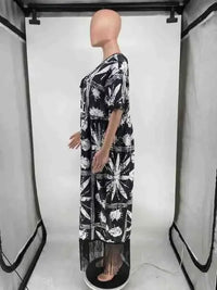 2025 African Dresses for Women Tassels African Fashion Boubou Dashiki Ankara Outfits Evening Gown Abayas Printing Kaftan Robe