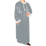 Casual PVC Latex Look Long Maxi Dress