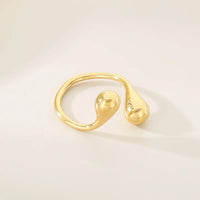 Luxury Rings Anillo Gifts For Women - Stainless Steel 304 - KR111374-GC