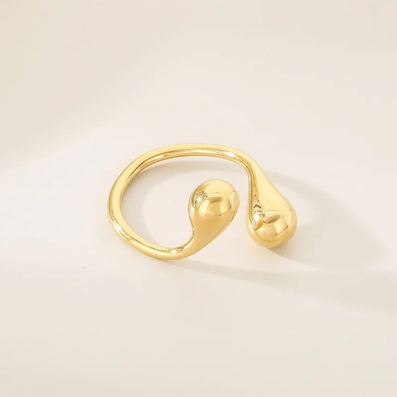 Luxury Rings Anillo Gifts For Women - Stainless Steel 304 - KR111374-GC