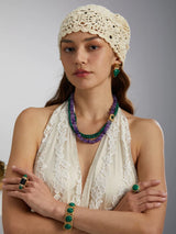 18K Gold-Plated Symmetrical Design Decorative Ring for Women