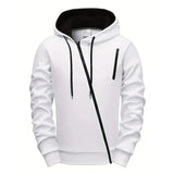 Mens Tracksuit Solid Color Casual Zipper Sweatshirts Daily Sports Jogging Hoodies Mens Clothing Single Piece Jacket Tops Pants