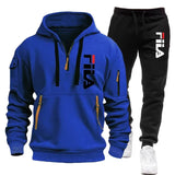 Casual Men's Hooded Sweatshirt and Pants