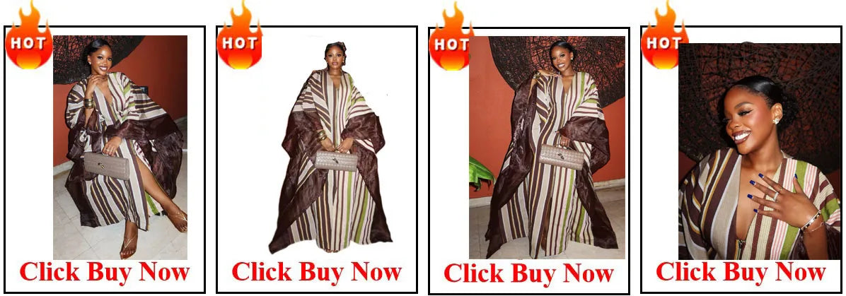 African Dresses for Women 2025 Abayas Traditional Africa Clothing Dashiki Ankara Outfits Gown Robe Muslim Kaftan Maxi Long Dress