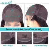 4x4 Lace Short Bob Grace Hair Straight Wig