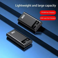 500000mAh 120W Super Fast CharginPower Bank g Portable Mobile Power Ultra large Capacity Digital Display External Battery ﻿