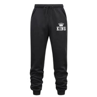 King Printing Mens Tracksuit Splash-ink Hooded Sweatshirts Casual Sports Jogging Mens Clothing Fashion Single Piece Tops Pants