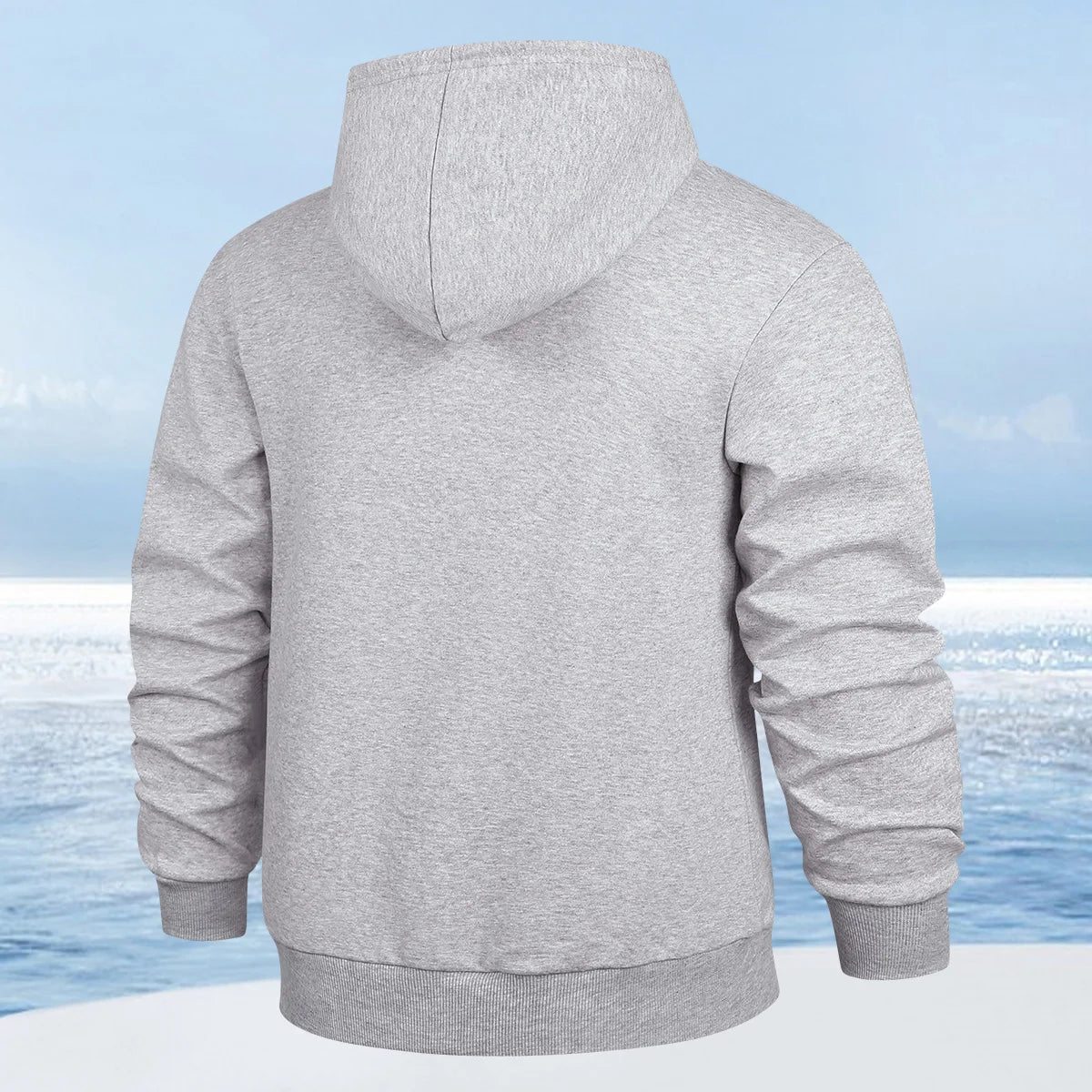 Men's Autumn and Winter Zipper hoodie
