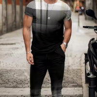 Abstract Gradient 3D Printed Oversized Suit