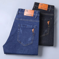 Comfortable Slim Fit Men Straight Jeans
