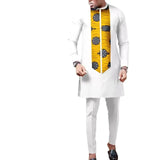 African Couple Dress Outfits Shirt and Pant for  Wedding