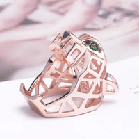 Elegant stylish gold ring