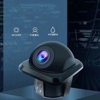 High-definition reversing camera straw hat CCD full-color night vision wide-angle car camera waterproof rear lens