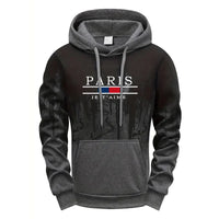 2025 New Mens Tracksuit Casual Printing Splash-ink Hooded Sweatshirts Daily Sports Jogging Mens Clothing Single Piece Tops Pants