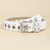 Women's Belt Fashionable Rivet Thin Belt Personalized Needle Buckle Belt Street Trend Punk HipHop Style Belt