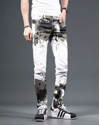 Slim Fit Man Aesthetic Goth Style Pant