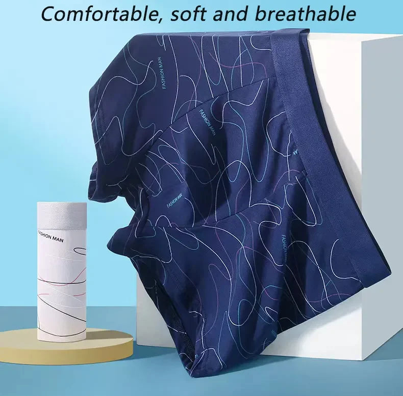 3 Pieces Men Boxers Breathable  Sports Fitness