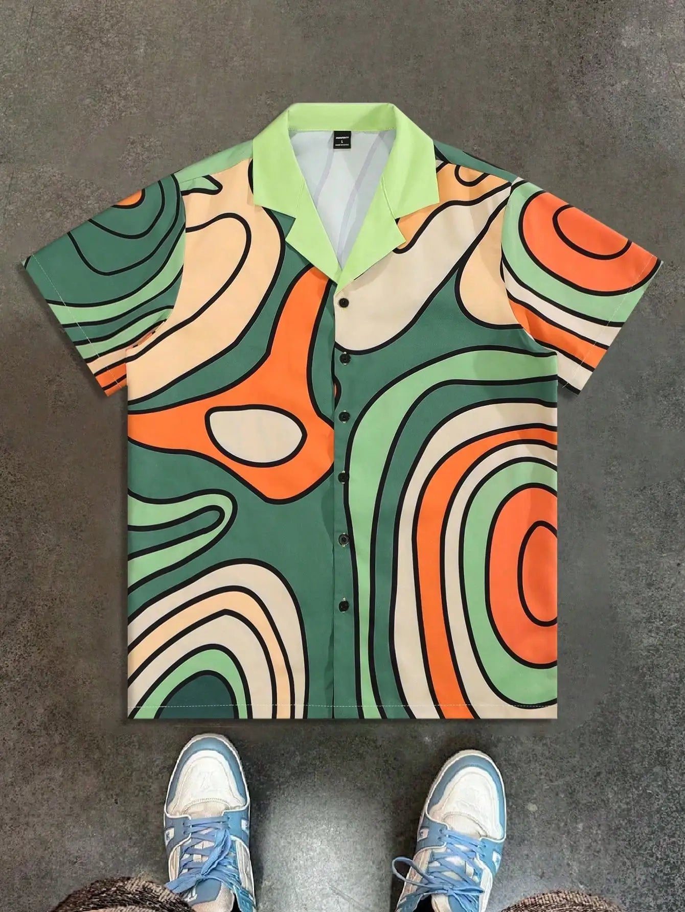 3D Printed Men's Short Sleeve Shirt