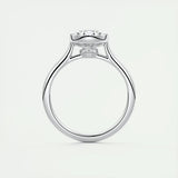 Diamond 14k Gold Plated Wedding Engagement Ring Jewelry