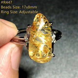 Ring Jewelry For Woman Lady Clear Crystal