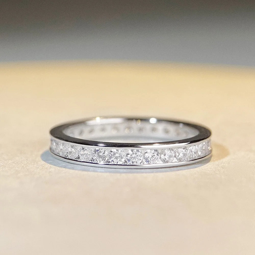 18K white gold versatile and layered tail ring