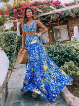 Beach Dance Robe Bra & Skirts Set