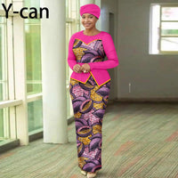 African Dresses for Elegant Patchwork Women Gown