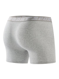 4 pieces of men's sports underwear, soft, breathable and comfortable sweatpants