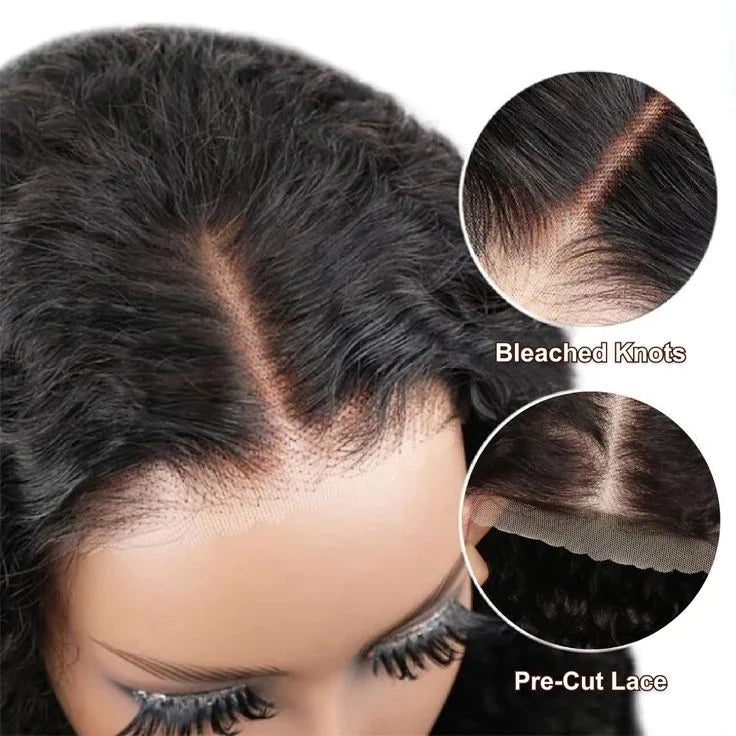 Wear And Go Deep Wave Glueless Human Hair Wig